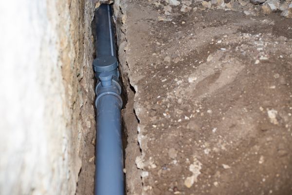 Drain Line Installation in Everett