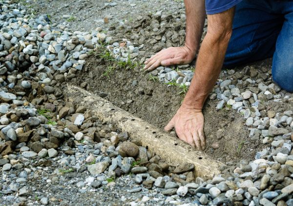 French Ditch Installation in Everett